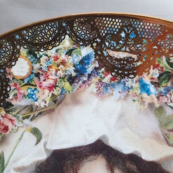 Romantic Victorian Keepsakes Springtime Beauty" Collector Plate by John Grossman - Picture 3 of 8